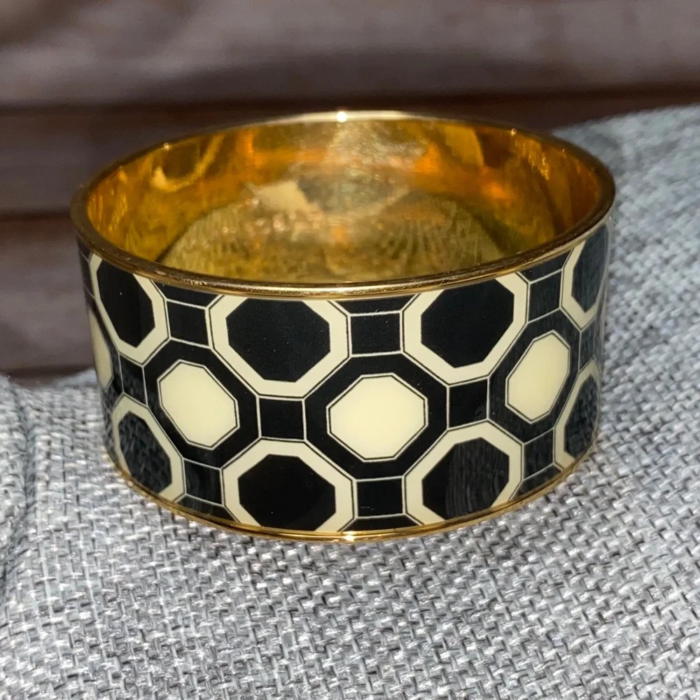 KSNY x Florence Broadhurst Geometric Print Bangle